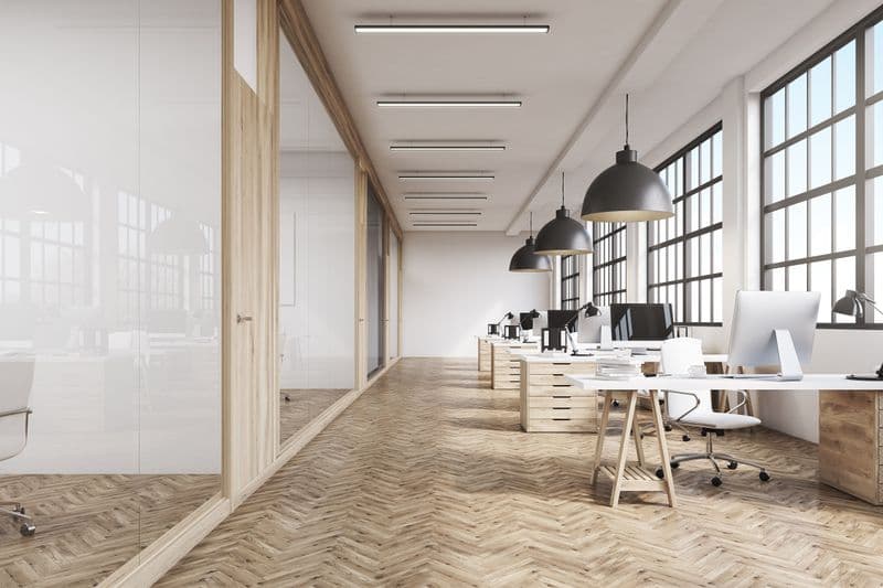 Modern office environment representing SmashWebs professional workspace